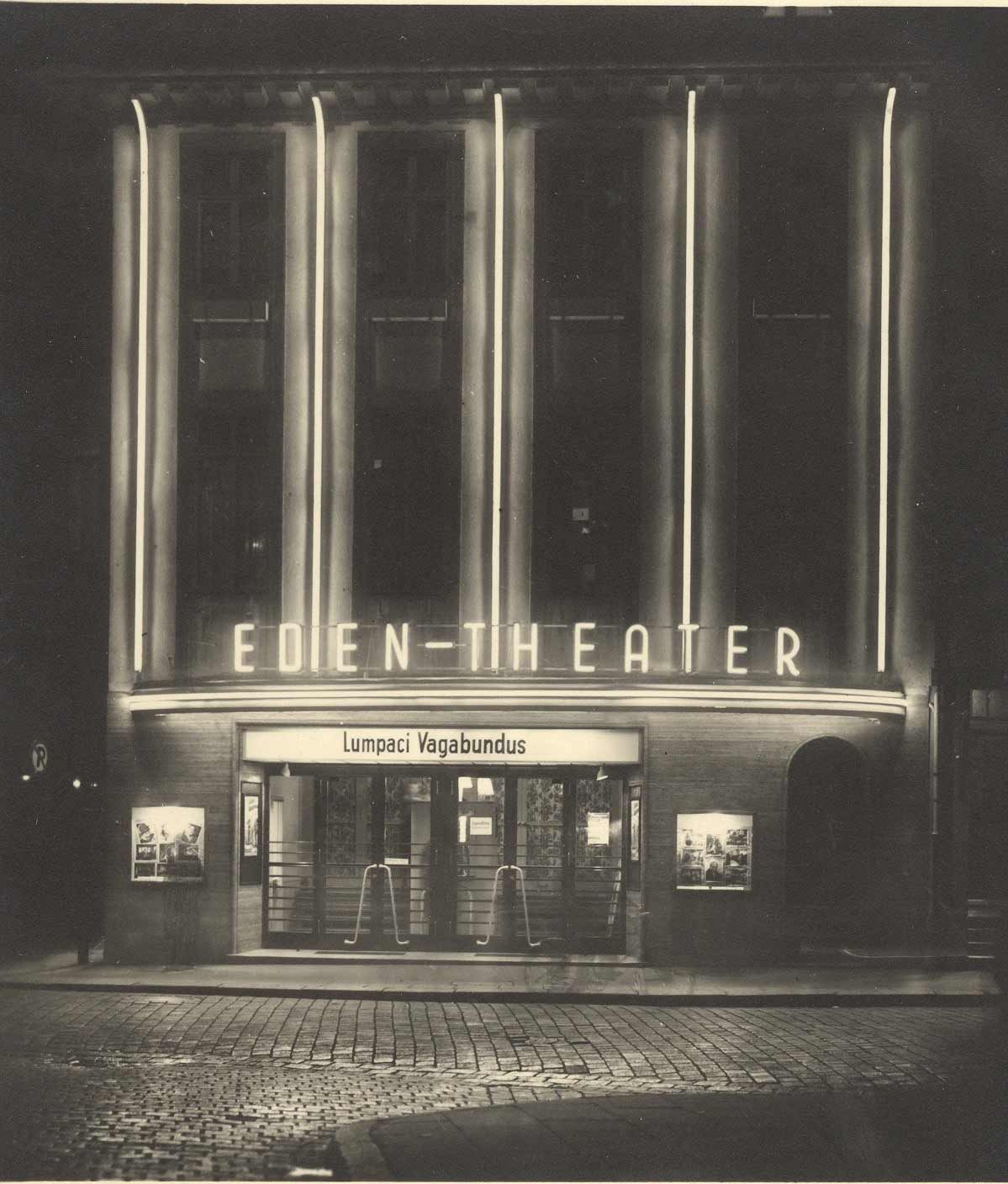 Historische Fotografie um 1920 Eden-Theater Göttingen 
