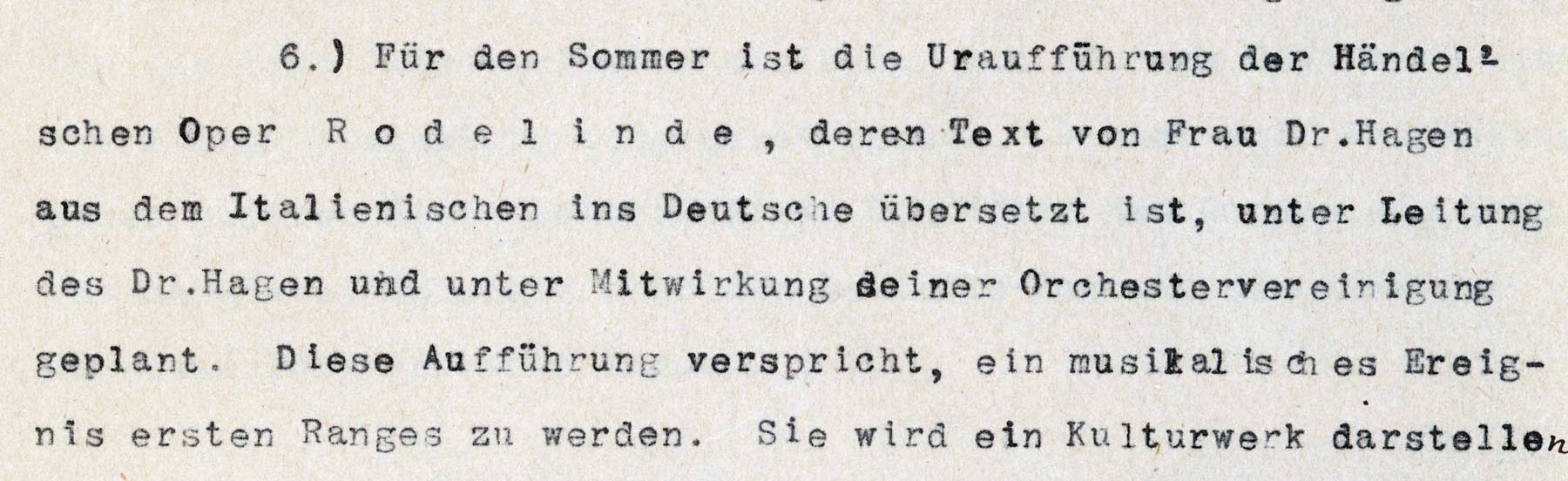 Auszug aus dem Protokoll der Sitzung des Verwaltungsrates des Universitätsbund Göttingen, 17. Februar 1920