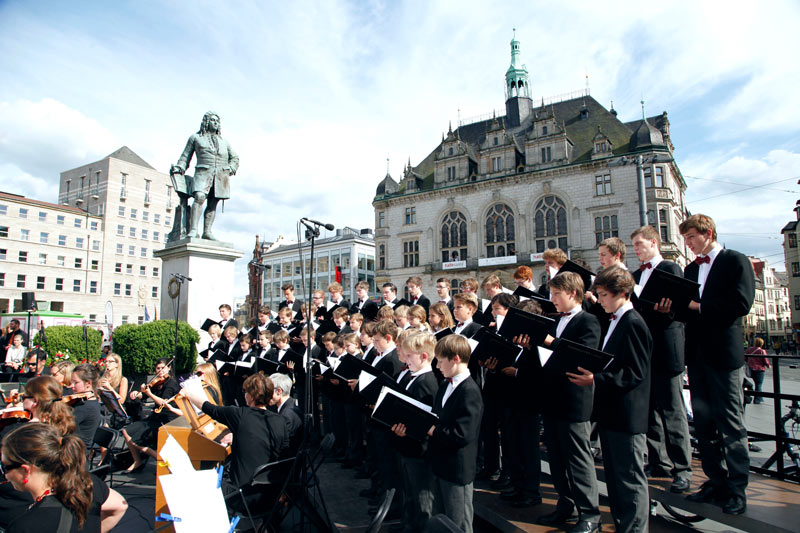 Eröffnung der Händel-Festspiele 2019 auf dem Markt in Halle, Foto: Thomas Ziegle